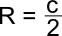 Radius of escribed circle