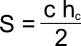 Area of right-angled triangle